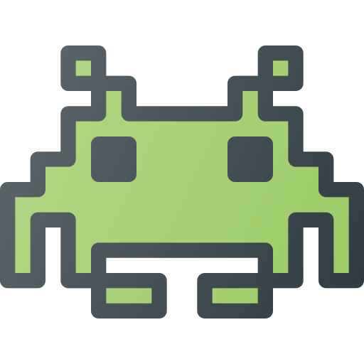 Video, Game, Play, Space, Invadors Icon Free Of Free Set Color