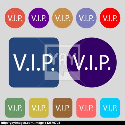 Vip Sign Icon Membership Symbol Very Important Person