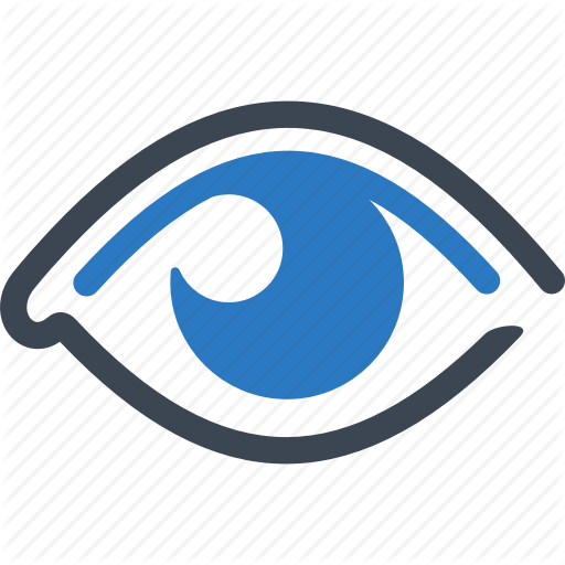 Vision Icon Blue Png Png Image