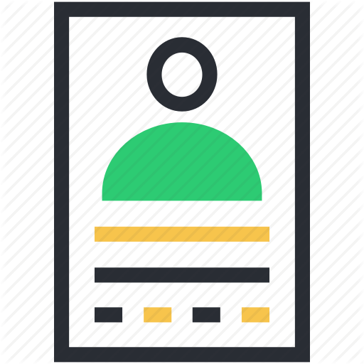 Employee Card, Id, Identification, Identity Card, Volunteer Card Icon