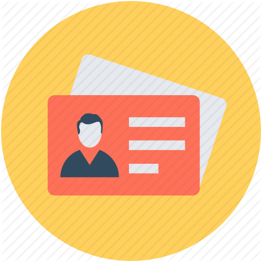 Employee Card, Id Badge, Identity Card, Job Card, Volunteer Card Icon