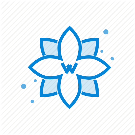 Abstract, Center, Flower, Wellness Icon