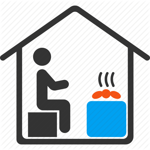 Beauty, Heater, Sauna Bath, Spa, Steambath, Sweat Room, Wellness Icon