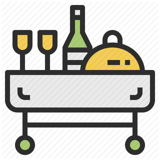 Cart, Hotel, Meal, Room, Service Icon