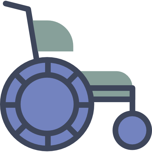 Wheelchair Flat Icon