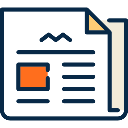 Newspaper Flat Icon