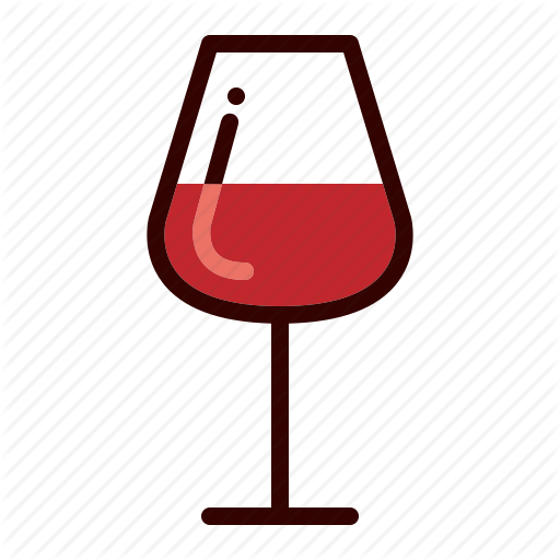Drinks, Red, Wine, Wineglass Icon