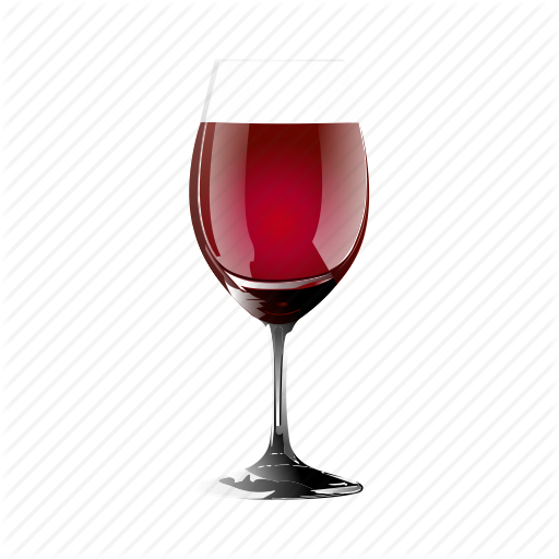 Drunk, Glass, Of, Red, Wine Icon