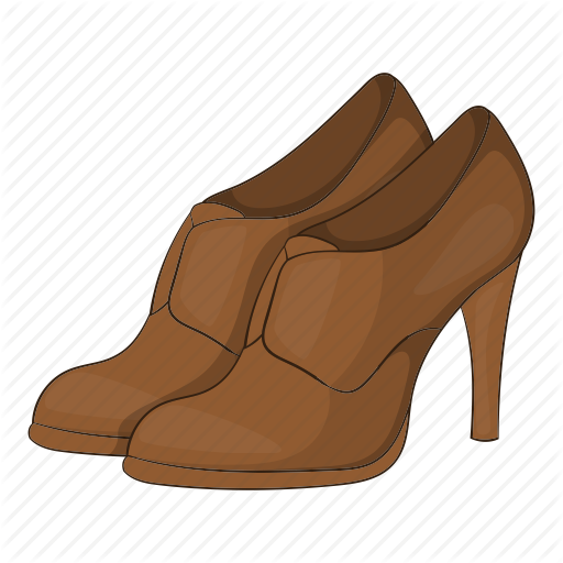 Cartoon, Fashion, Heel, Platform, Shoes, Sign, Womens Icon
