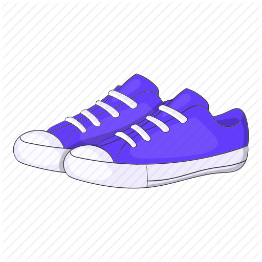 Cartoon, Footwear, Purple, Shoe, Sign, Sneakers, Womens Icon