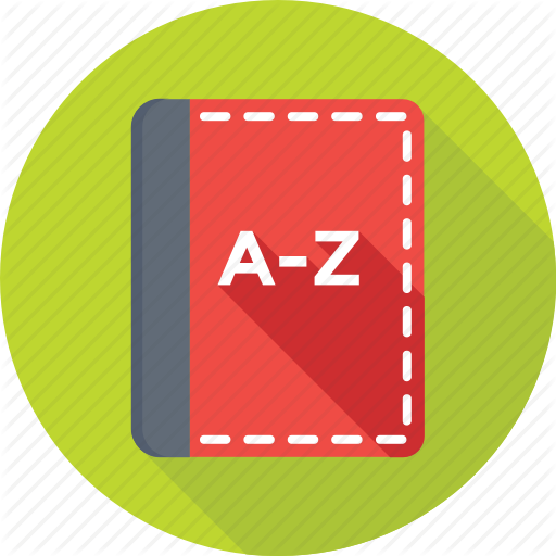 A To Z, Book, Education, English Book, Study Icon