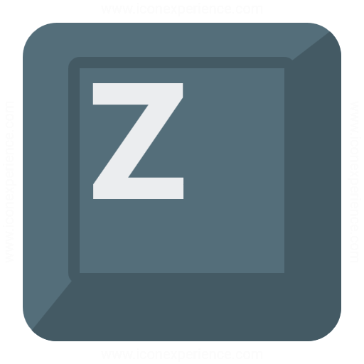 Iconexperience G Collection Keyboard Key Z Icon