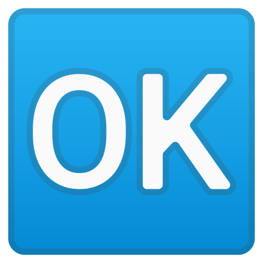 Bouton Ok Emoji