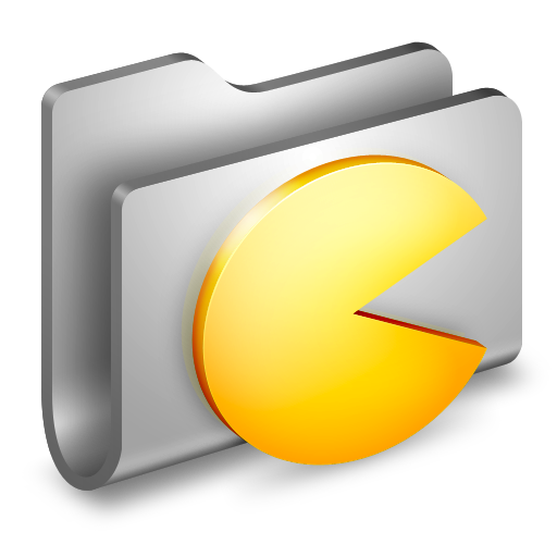 Games Metal Folder Icon Alumin Folders Iconset Wil Nichols