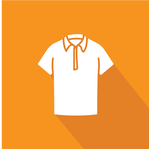 Colar, T Shirt Livre De Clothing Icons Flat Style