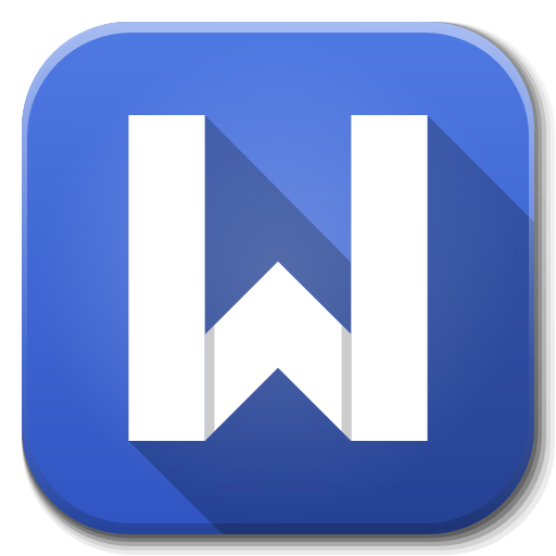 Apps Wps Word Icon Flatwoken Iconset Alecive