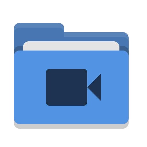 Icono Carpeta, Azul, Video Gratis De Papirus Places