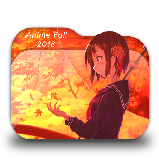 Anime Fall Folder Icon Pack