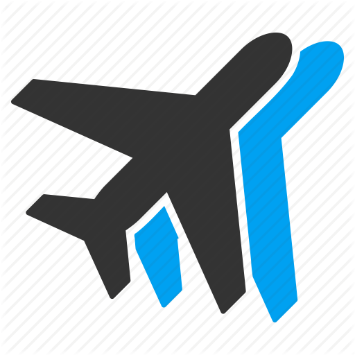 Airplane, Illustration, Blue, Transparent Png Image Clipart Free