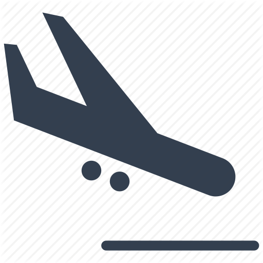 Airplane, Airport, Arrivals, Flight, Plane Icon