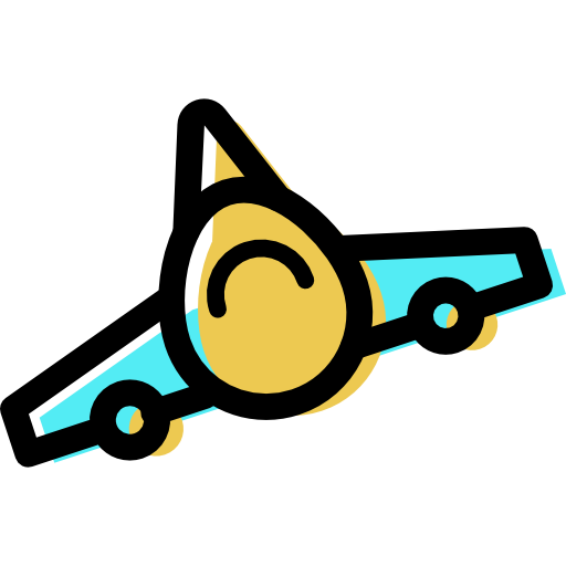 Airplane Icon Free Of Color Travel And Transport Icons