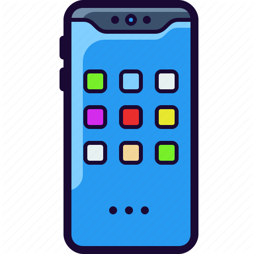 Cell, Iphone, Mobile, Notch, Phone, Samsung Icon