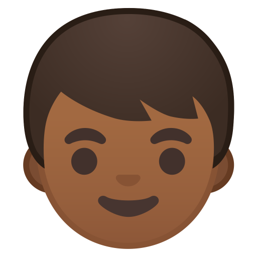 Boy Medium Dark Skin Tone Icon Noto Emoji People Faces Iconset
