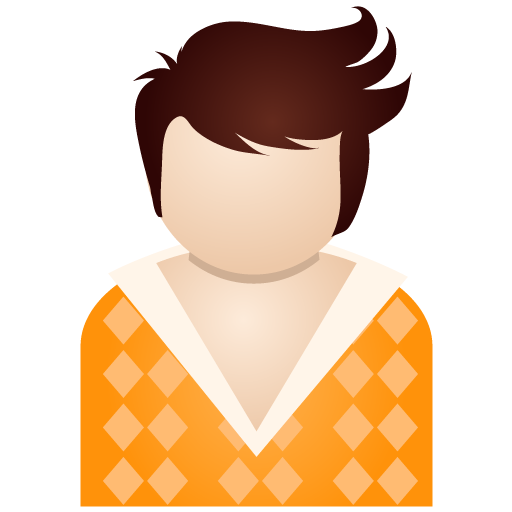 Orange Boy Icon People Iconset Dapino
