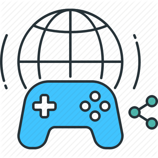 Controller, Game, Gameplay, Network, Online, Share, Sharing Icon