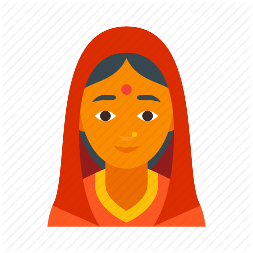 Female, Girl, Hindu, India, Indian, Lady, Woman Icon