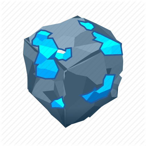 Blue, Crystal, Mineral, Rock, Stone Icon