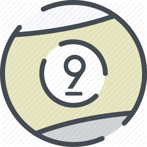 Ball, Bar, Nine, Pool, Pub, Snooker, Sports Icon