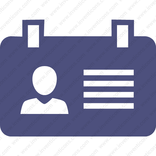 Download Profile,identity Card,id,person,id Card Icon Inventicons