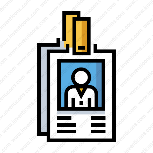 Download Employee Id Card,id,identification Icon Inventicons