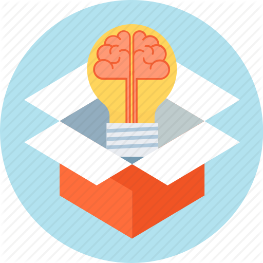 Brain, Ide, Idea, Solution, Thinking Out Of The Box Icon