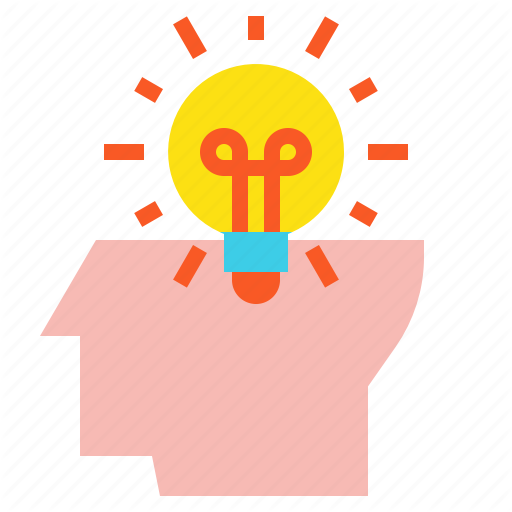 Bulb, Creative, Head, Idea Icon