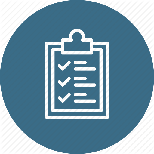 Clipboard, Delivery, Identify, List, Pen, Sign, Tick Icon