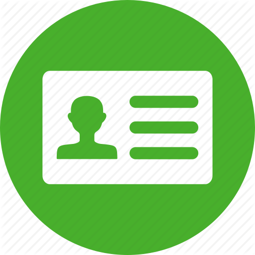 Card, Driver's, Drivers, Green, Id, Identification, Identity Icon