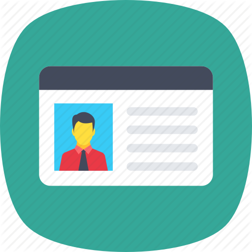 Employee Card, Id Badge, Id Card, Id Pass, Identity Icon