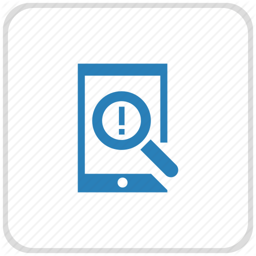 Anti, Mobile, Search, Service, Theft, Warning Icon