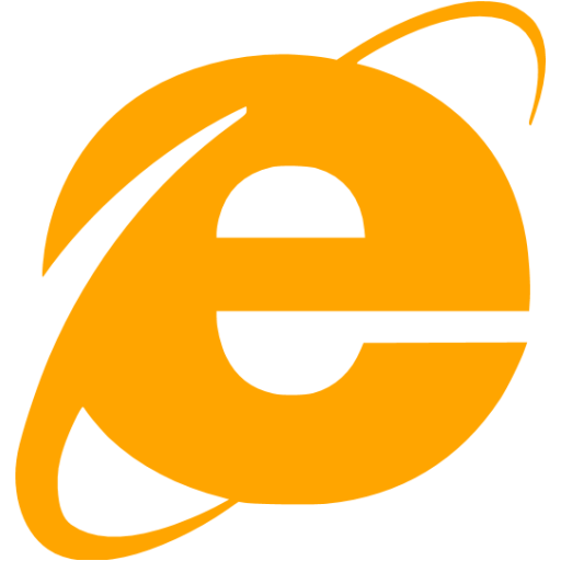 Orange Ie Icon