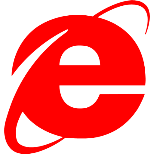 Red Ie Icon