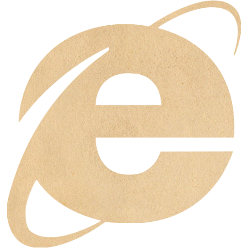 Vintage Paper Ie Icon