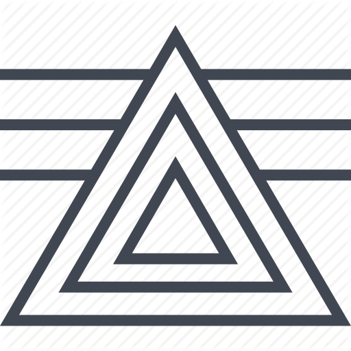 Illuminati, Lines, Sunset Icon