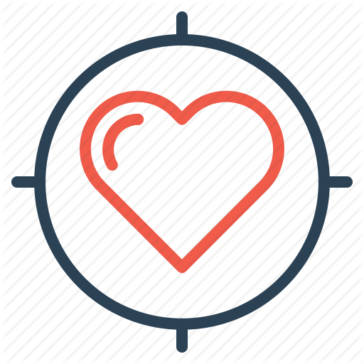 Heart, Im, Love, Search, Target, True, Valentine Icon