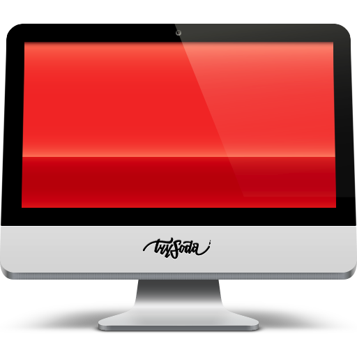 Imac Icon Soda Red Iconset Trysoda