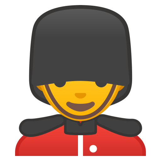 Man Guard Icon Noto Emoji People Profession Iconset Google
