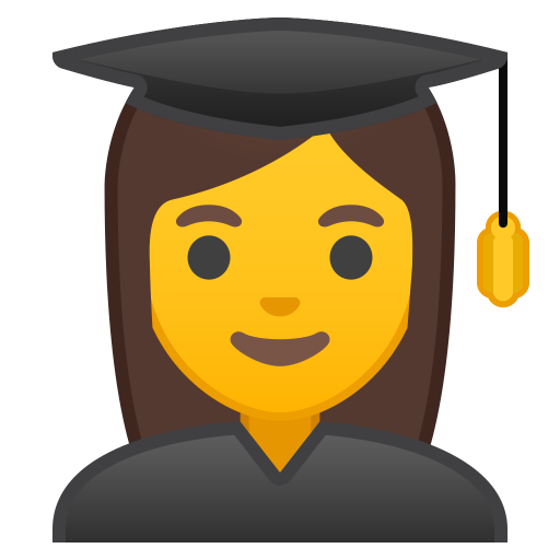 Woman Student Icon Noto Emoji People Profession Iconset Google