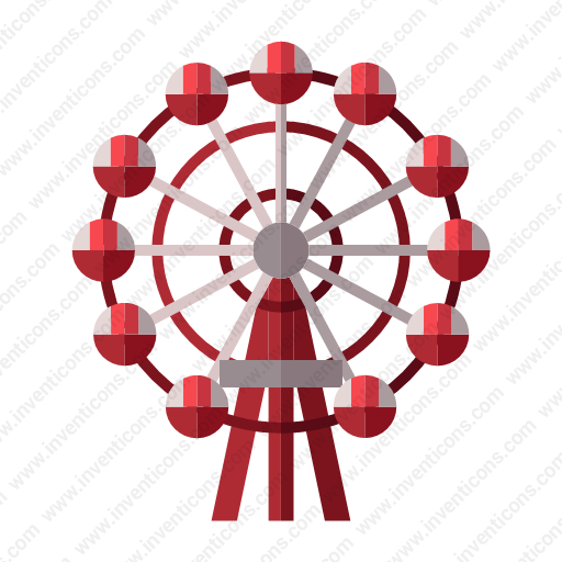Download Hep,five,ferris,wheel Icon Inventicons