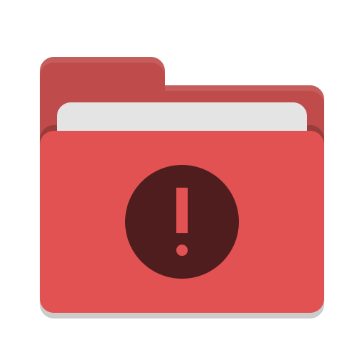 Folder Red Important Icon Papirus Places Iconset Papirus